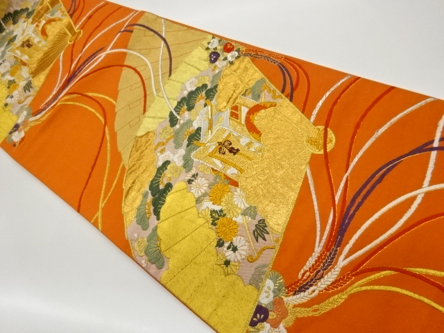 JAPANESE FUKURO OBI / WOVEN SHOCHIKUBAI